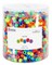 Essentials by Leisure Arts Pony Bead 6mm x 9mm Neon Mix Opaque Plastic Pony Beads Bulk 1lb for Arts, Crafts, Bracelet, Necklace, Jewelry Making, Earring, Hair Braiding